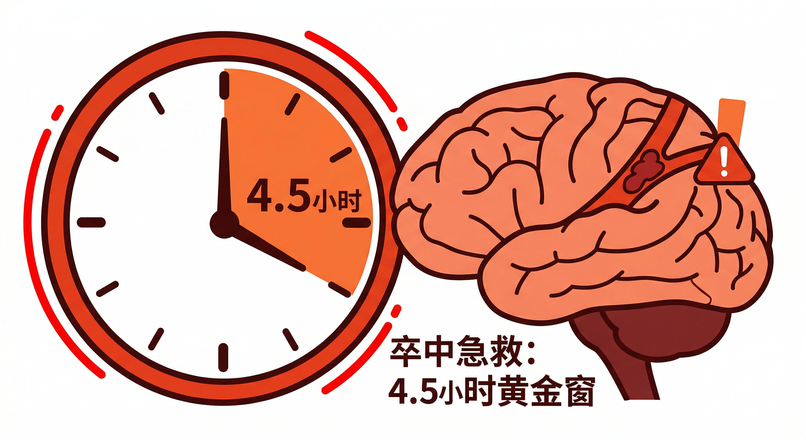 脑梗时间窗示意图